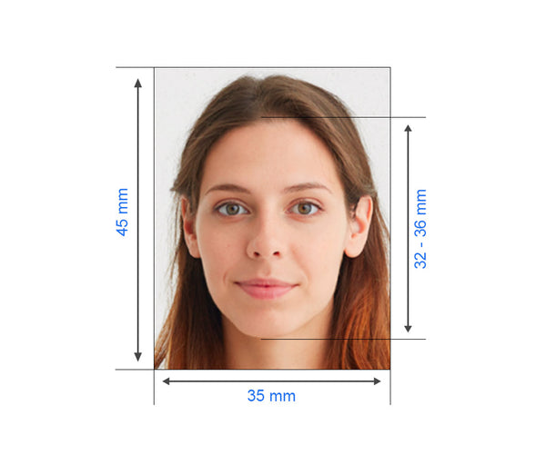 Schengen Visa Photo (EU) 35x45 mm Premium Quality Passport Photo