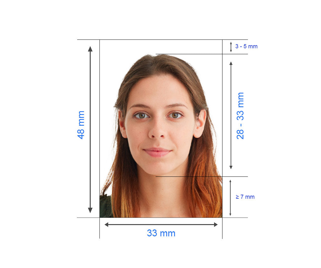 China Visa Photo 33x48 mm Premium Quality Passport Photo Tomamor